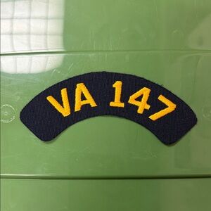 VA 147 embroidered naval Patch